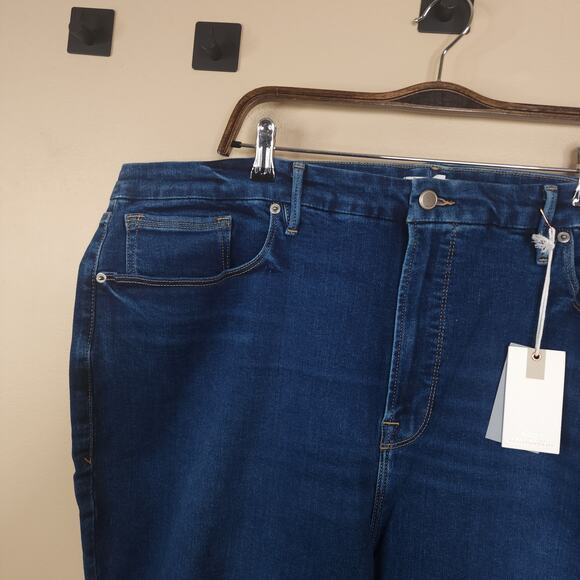 Good American Good Legs Jeans in Dark Wash Size 26 - Picture 4 of 12